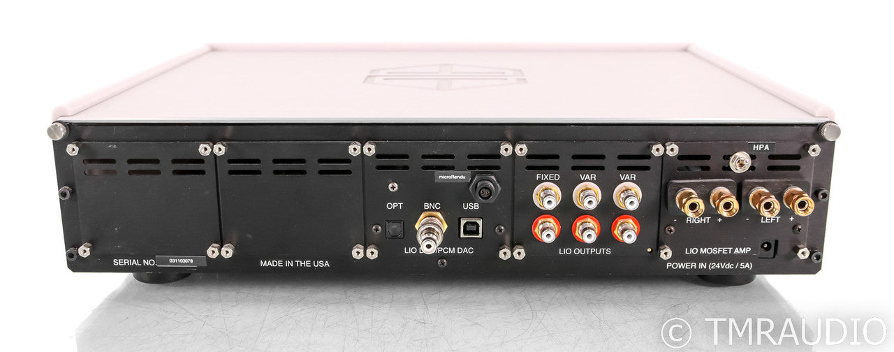 Vinnie Rossi LIO Stereo Tube Hybrid Integrated Amplifier; Remote; DAC; White
