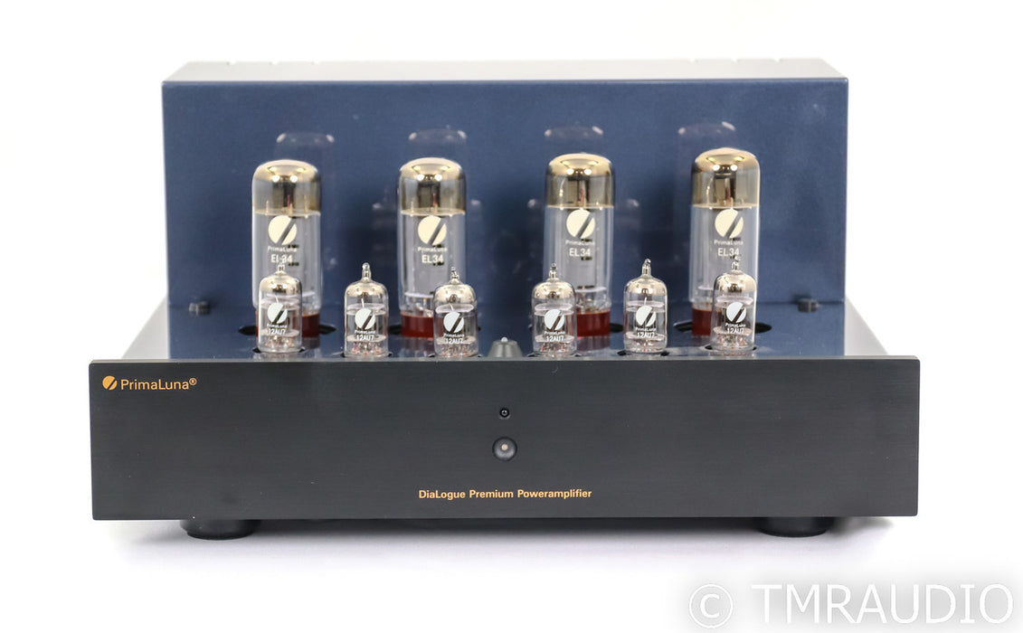 PrimaLuna DiaLogue Premium Stereo Tube Power Amplifier; Remote; Black