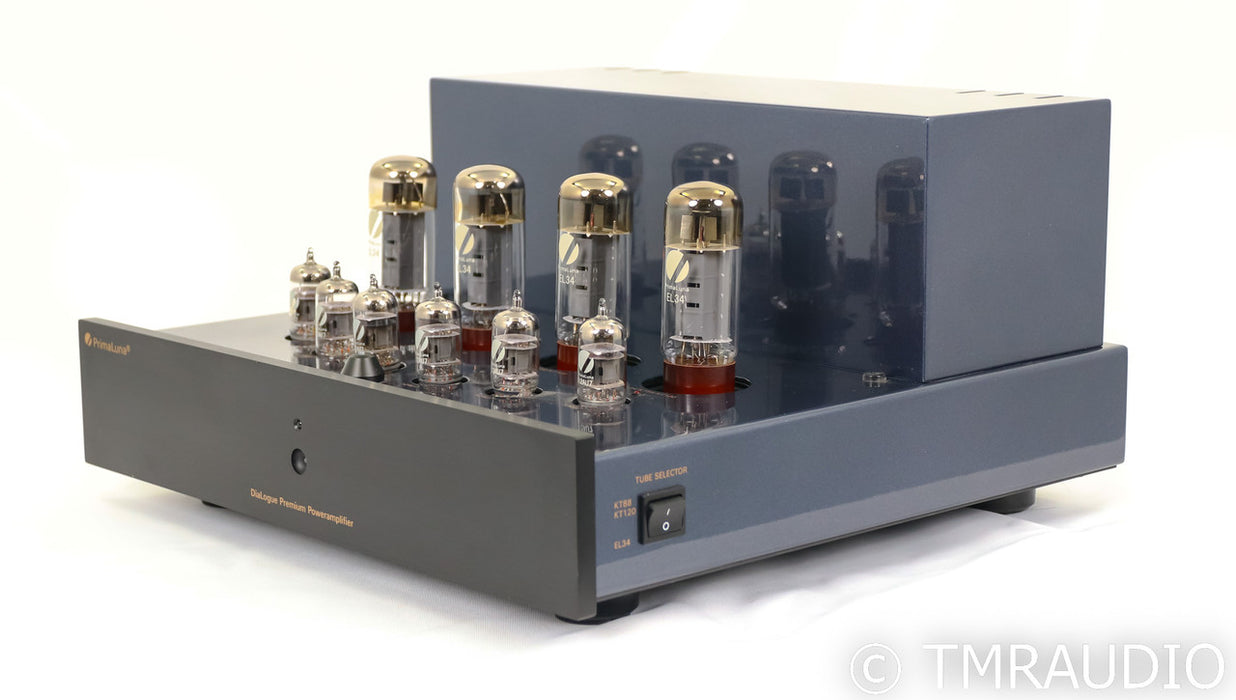 PrimaLuna DiaLogue Premium Stereo Tube Power Amplifier; Remote; Black