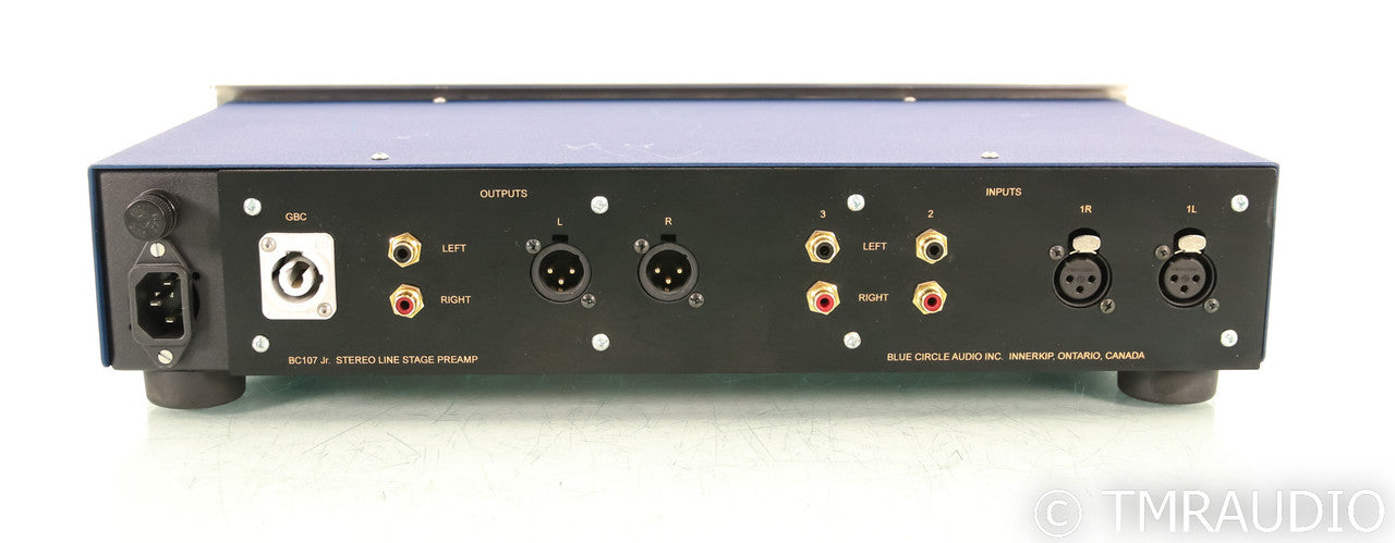 Blue Circle Audio BC107 Jr. Stereo Preamplifier; BC-107 Junior; Silver