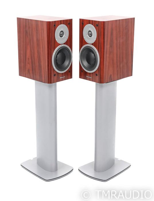 Dynaudio Focus 160 Bookshelf Speakers; Rosewood Pair w/ Stands