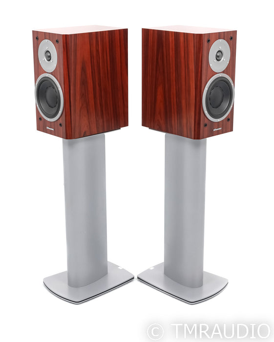 Dynaudio Focus 160 Bookshelf Speakers; Rosewood Pair w/ Stands