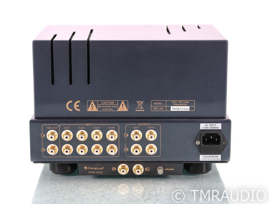 PrimaLuna EVO 100 Stereo Tube Preamplifier; Remote