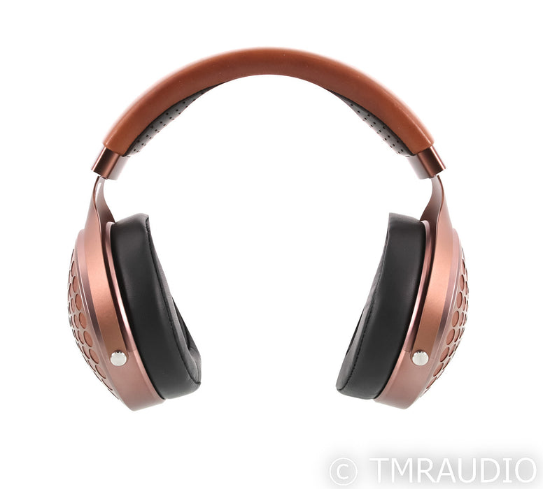 Focal Stellia Closed-Back Headphones; Chocolate Leather
