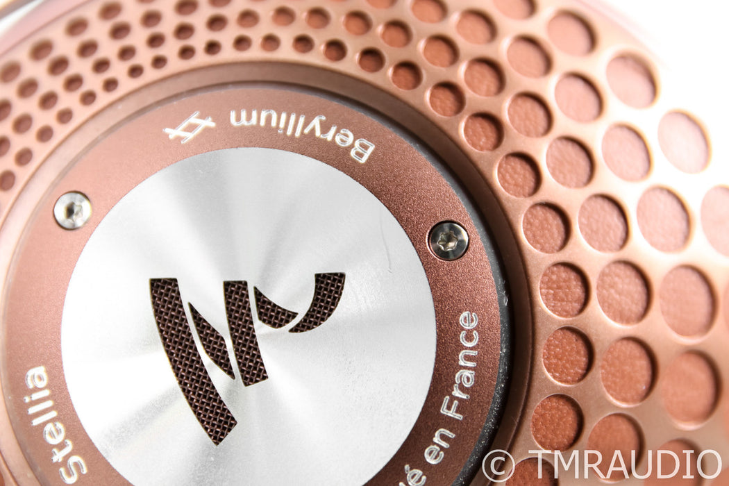 Focal Stellia Closed-Back Headphones; Chocolate Leather