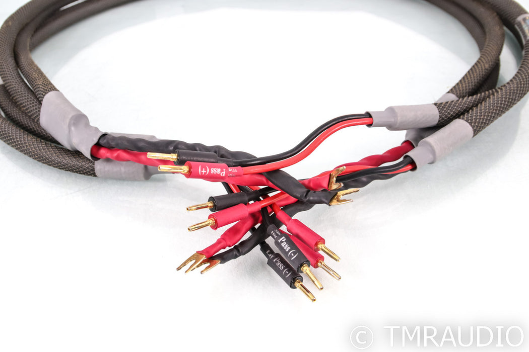 Acoustic Zen Satori Speaker Cables; 8ft Pair