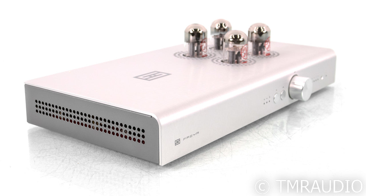 Schiit Freya+ Stereo Tube Hybrid Preamplifier; Remote; Silver