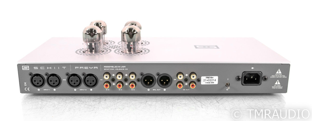 Schiit Freya+ Stereo Tube Hybrid Preamplifier; Remote; Silver