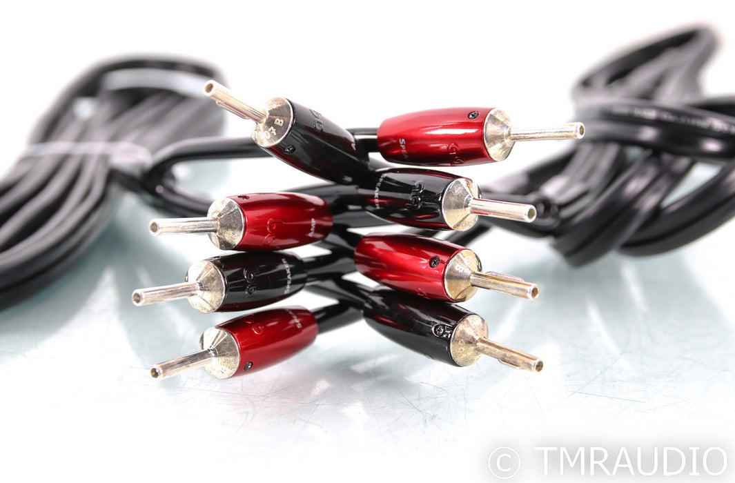 AudioQuest Rocket 44 Speaker Cables; 11ft Pair