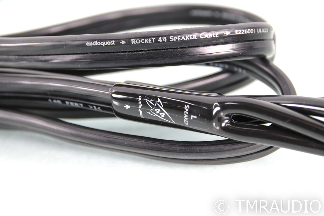 AudioQuest Rocket 44 Speaker Cables; 11ft Pair