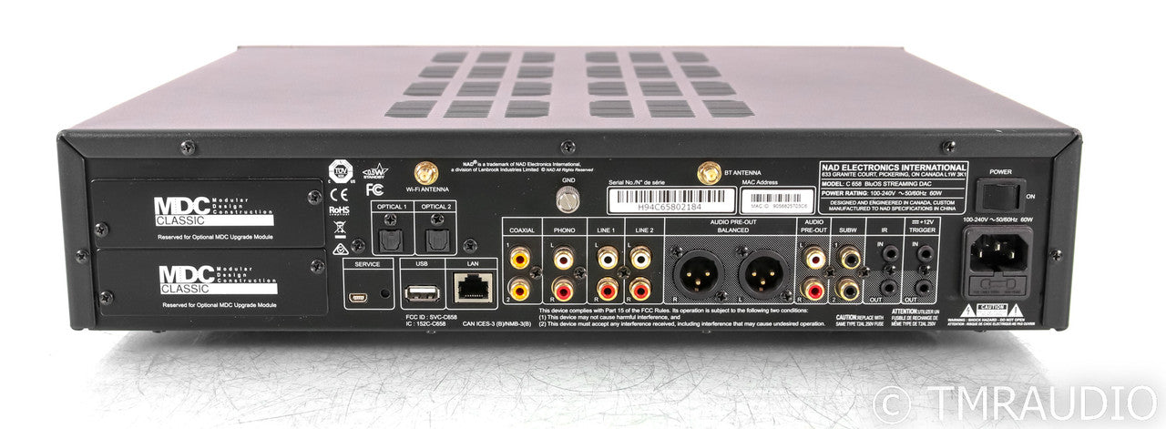 NAD C658 Wireless Network Streamer / DAC; C-658; D/A Converter; Remote