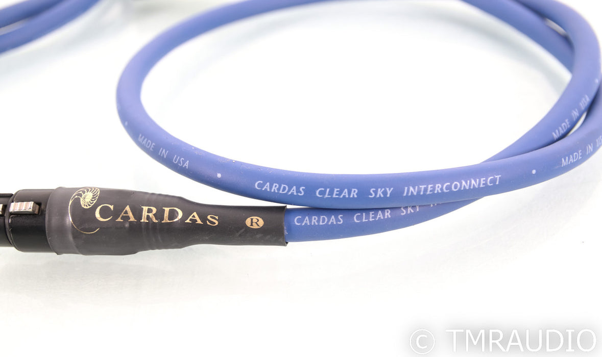 Cardas Clear Sky XLR Cables; 1m Pair Balanced Interconnects