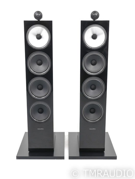 B&W 702 S2 FloorStanding Speakers; Gloss Black Pair