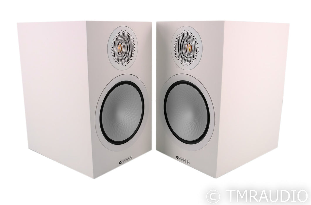 Monitor Audio Silver 100 Bookshelf Speakers; White Pair