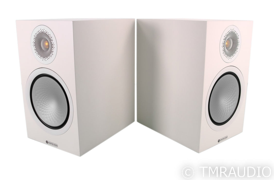 Monitor Audio Silver 100 Bookshelf Speakers; White Pair