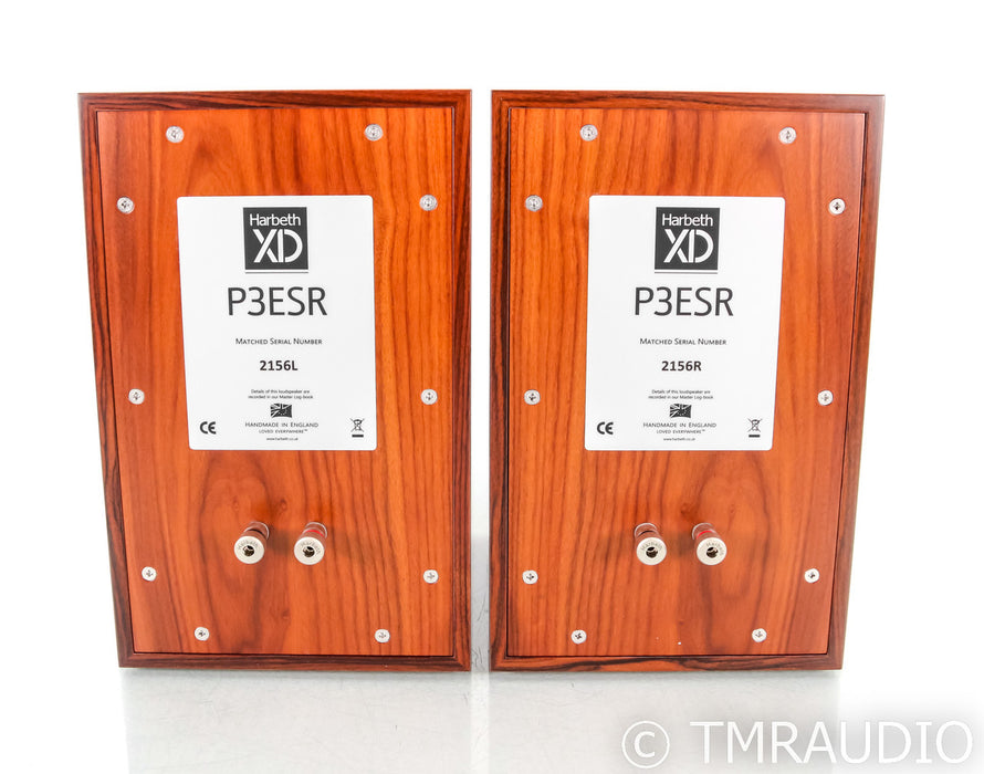 Harbeth P3 ESR XD Bookshelf Speakers; Rosewood Pair (Open Box)