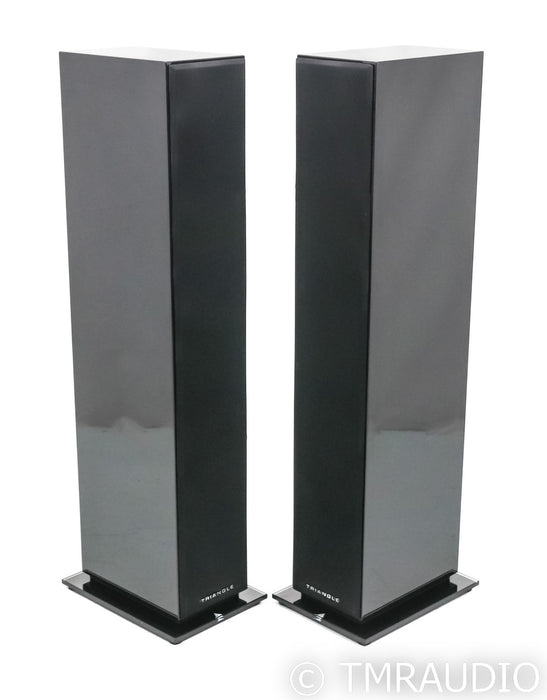 Triangle Gaia Ez Floorstanding Speakers; Piano Black Pair