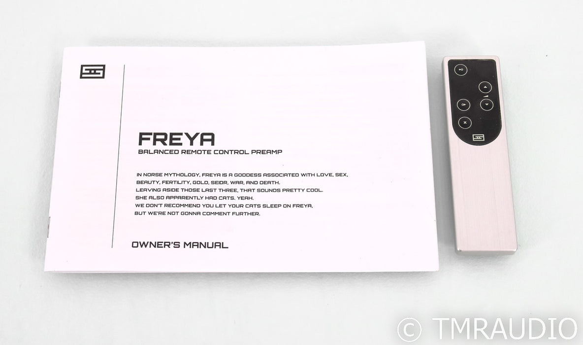 Schiit Freya+ Stereo Tube Hybrid Preamplifier; Remote; Black