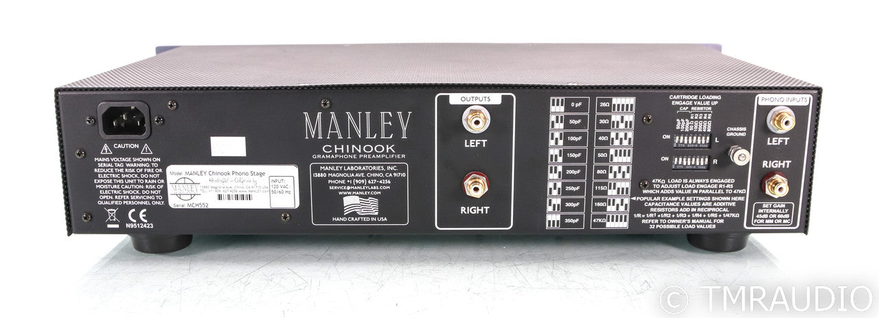 Manley Chinook MM / MC Tube Phono Preamplifier