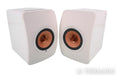 KEF LS50 Wireless Bookshelf Speakers; White / Copper Pair; LS50W; Remote