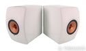 KEF LS50 Wireless Bookshelf Speakers; White / Copper Pair; LS50W; Remote