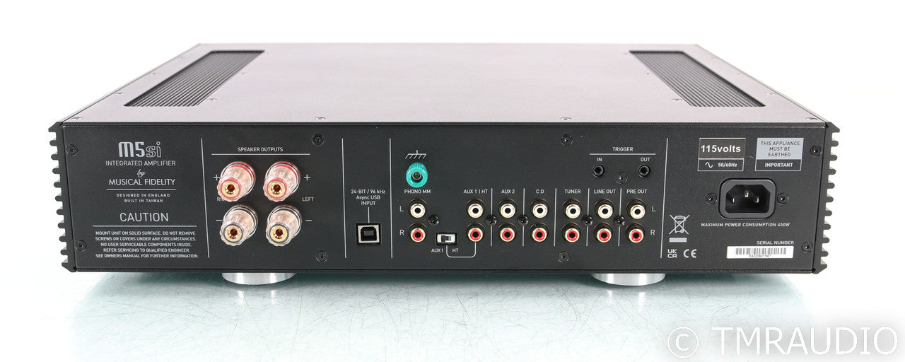Musical Fidelity M5SI Stereo Integrated Amplifier; Remote; USB; MM Phono; Silver