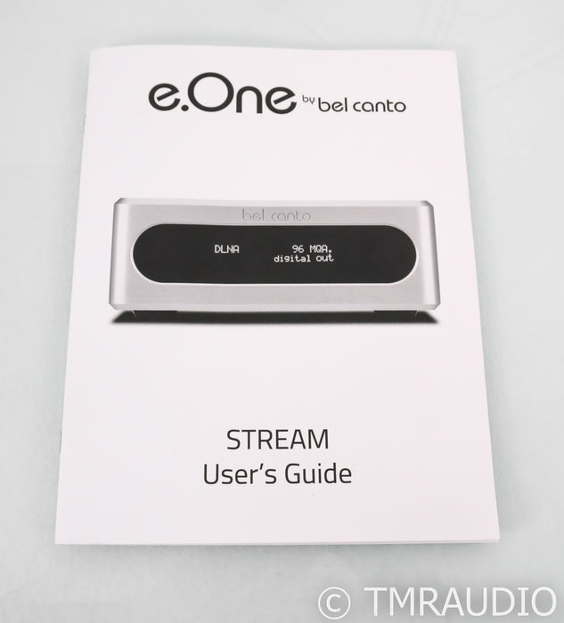 Bel Canto e.One Stream Wireless Network Streamer; Black