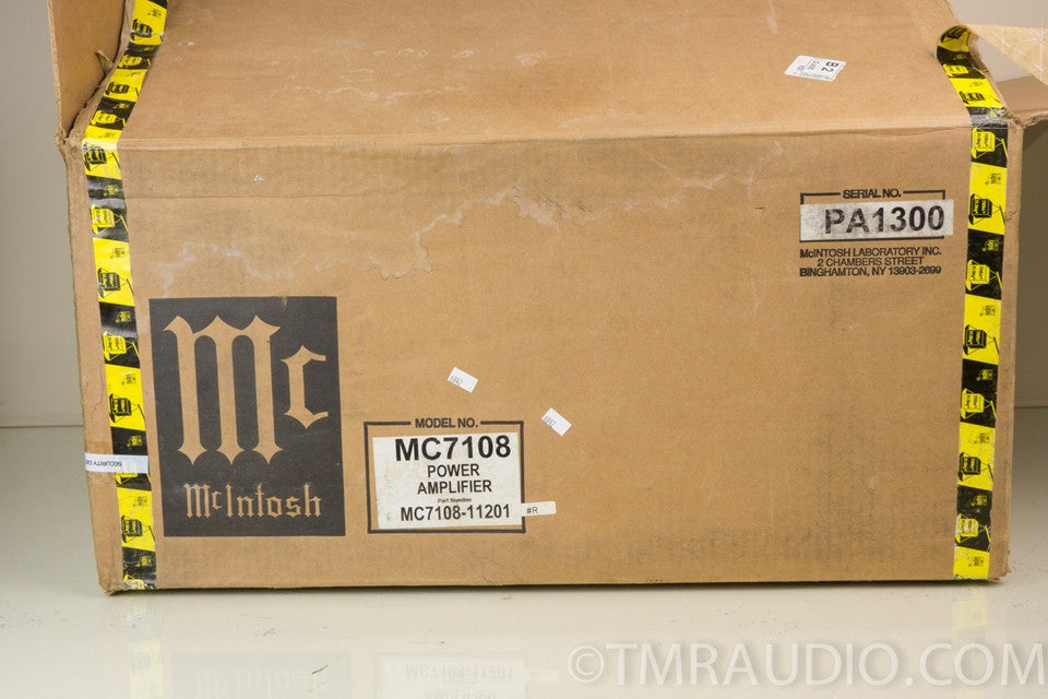McIntosh MC7108 8 Channel Power Amplifier in Factory Box