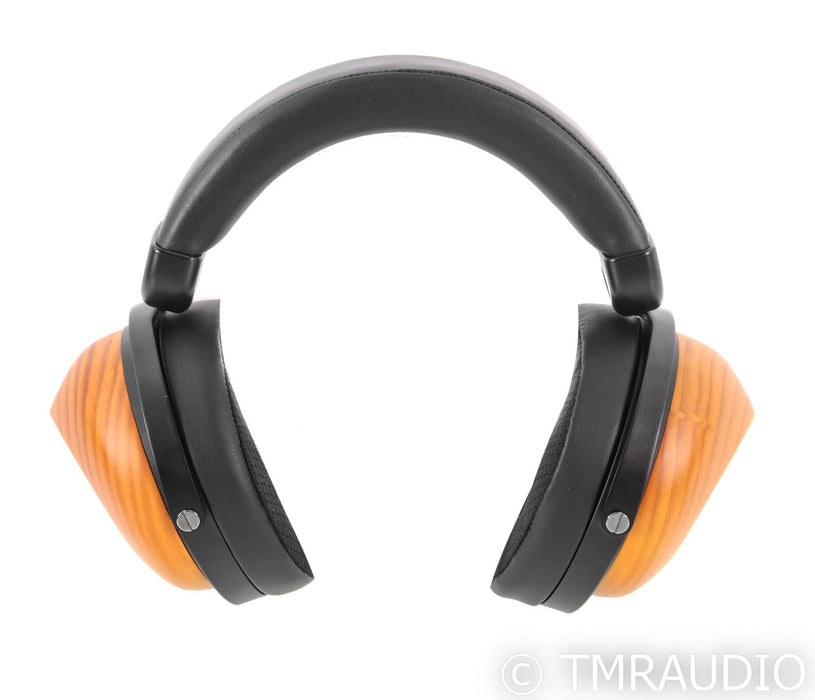 HiFiMan HE-R10D Closed Back Headphones; Wireless Adapter; Wood