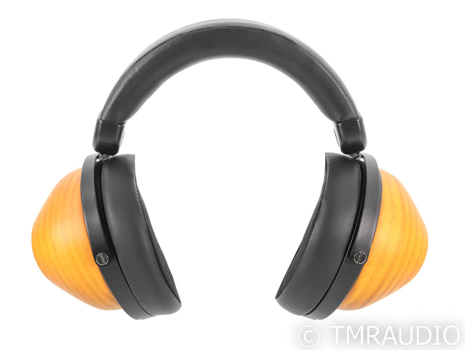 HiFiMan HE-R10D Closed Back Headphones; Wireless Adapter; Wood