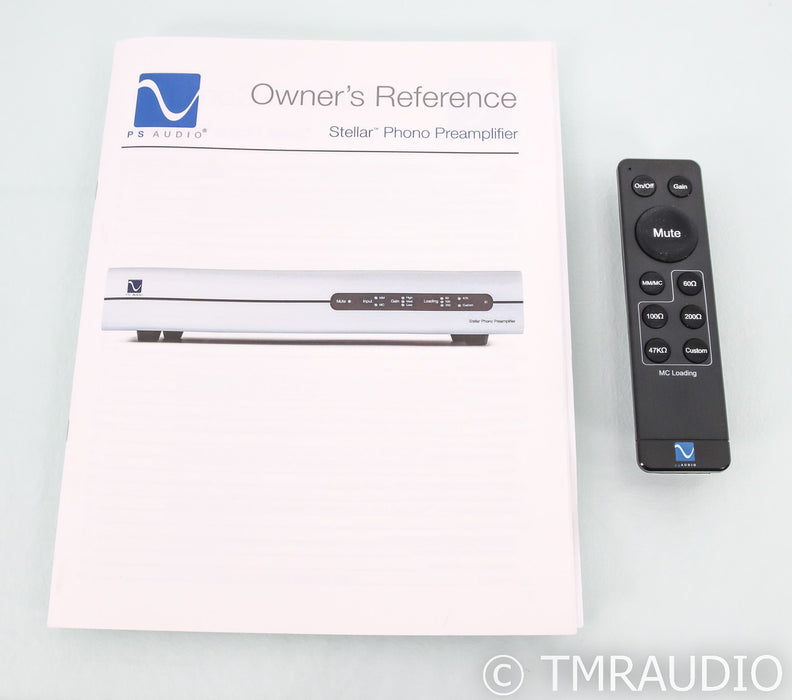 PS Audio Stellar MM / MC Phono Preamplifier; Remote; Black (Used)