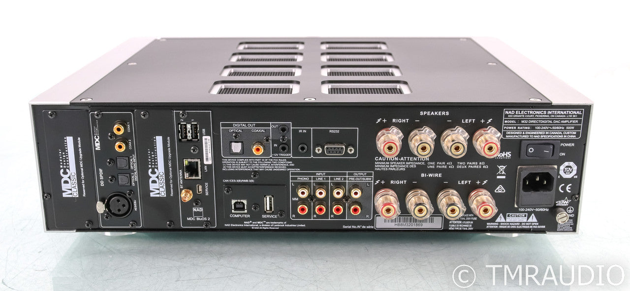 NAD Masters M32 Stereo Integrated Amplifier; Remote; DD SPDIF; BluOS 2