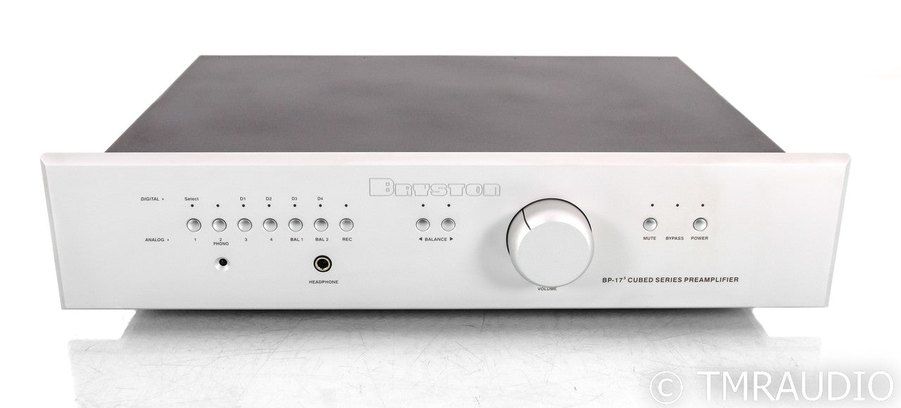 Bryston BP-17^3 Stereo Preamplifier; Cubed Series; Silver; 19"