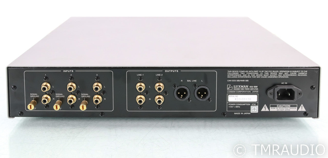 Luxman EQ-500 MM / MC Tube Phono Preamplifier; EQ500