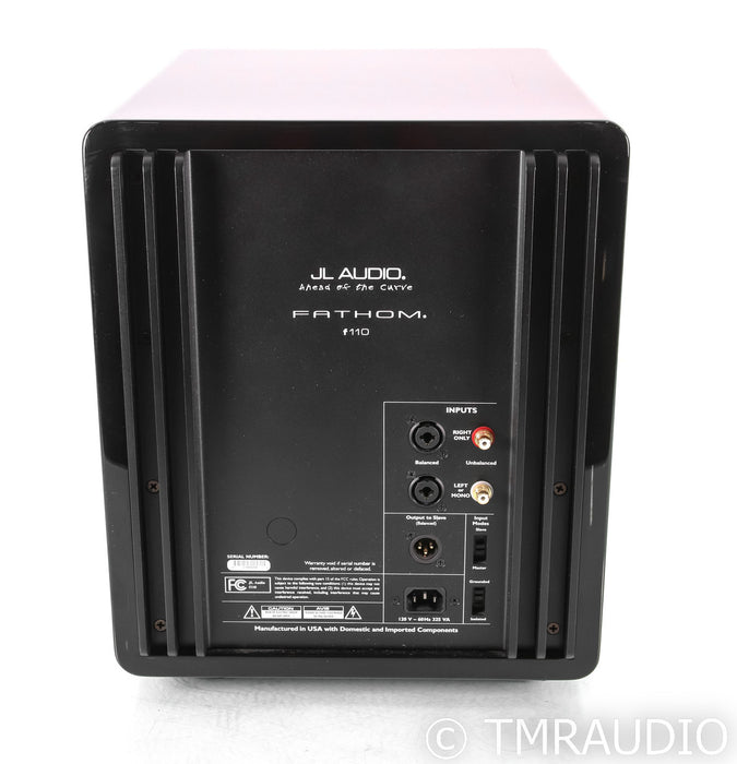 JL Audio Fathom F110 V1 10" Powered Subwoofer; Gloss Black