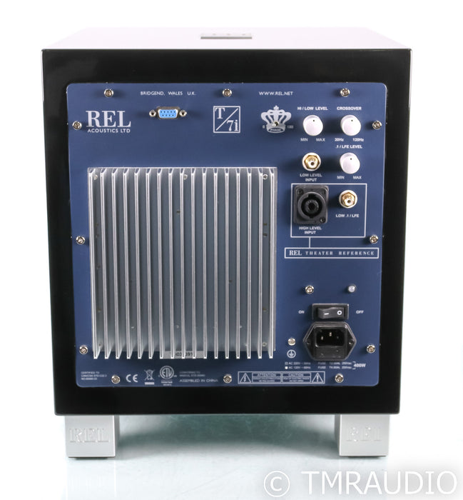REL T/7i 8" Powered Subwoofer; Gloss Black