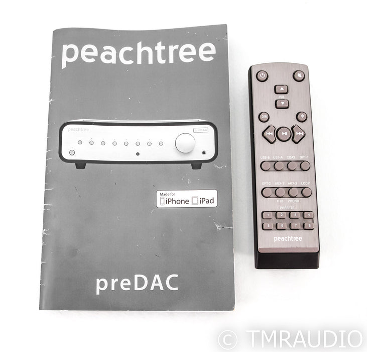 Peachtree preDAC Stereo Preamplifier / DAC; Remote; MM Phono; Gloss Mocha