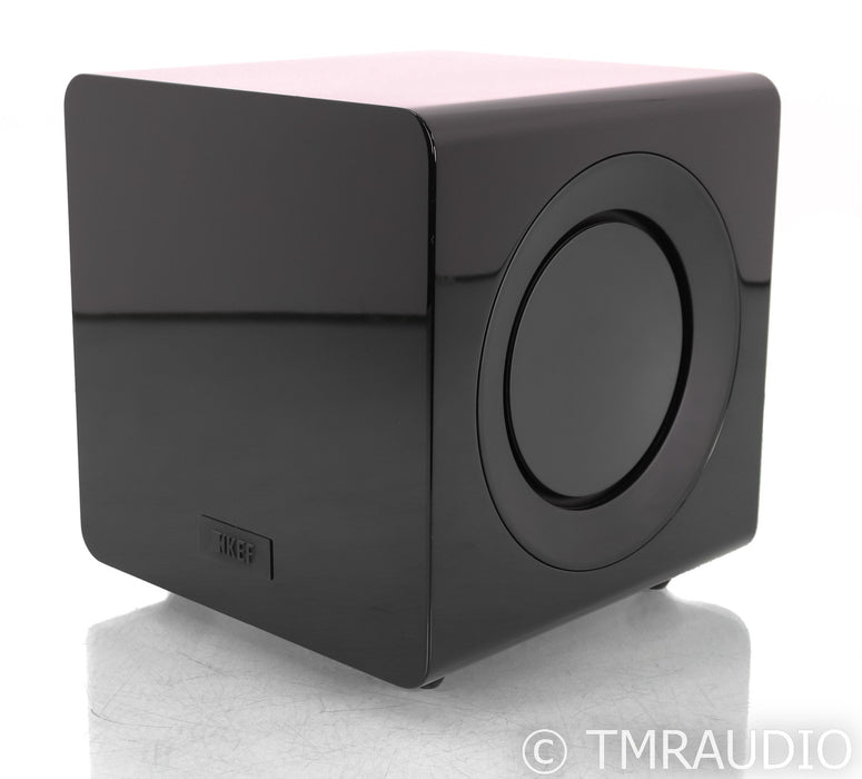 KEF KF92 Dual 9" Powered Subwoofer; Gloss Black; KF-92