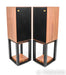 Wharfedale Linton 85th Anniversary Bookshelf Speakers; Walnut Pair w/ Stands