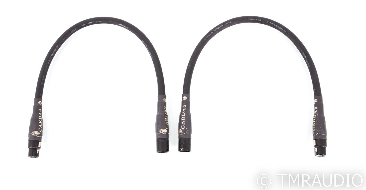 Cardas Audio Golden Reference XLR Cables; 0.5m Pair Balanced Interconnects