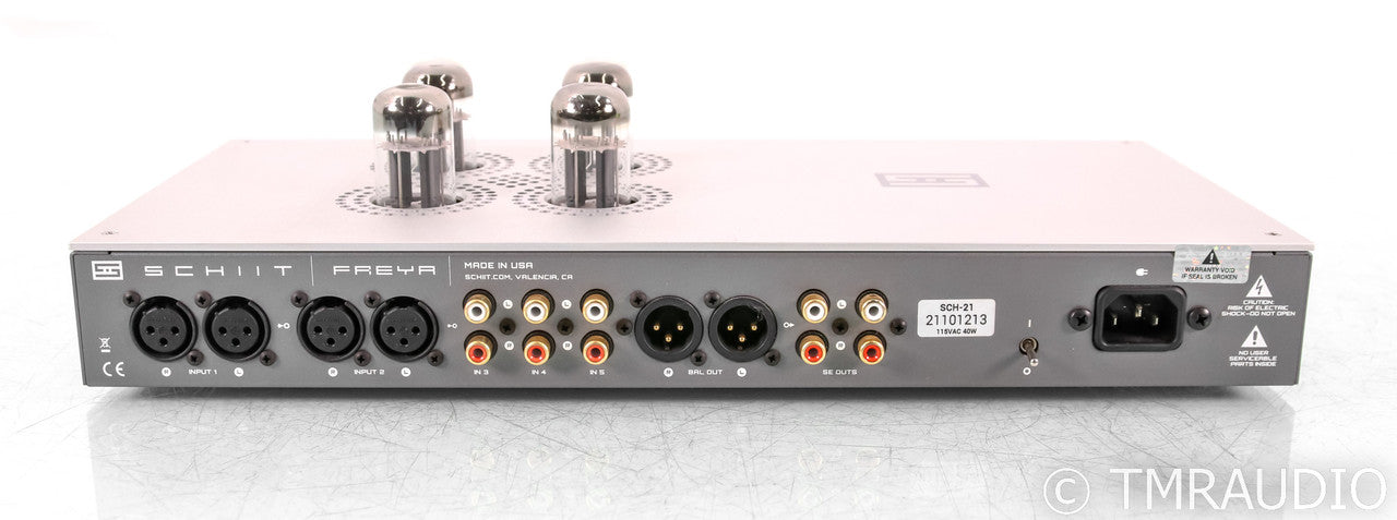 Schiit Freya Stereo Tube Hybrid Preamplifier; Silver (No Remote)