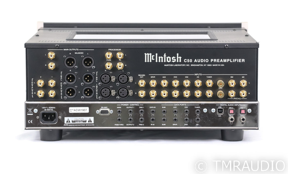 McIntosh C50 Stereo Preamplifier; C-50; MM / MC Phono; Remote