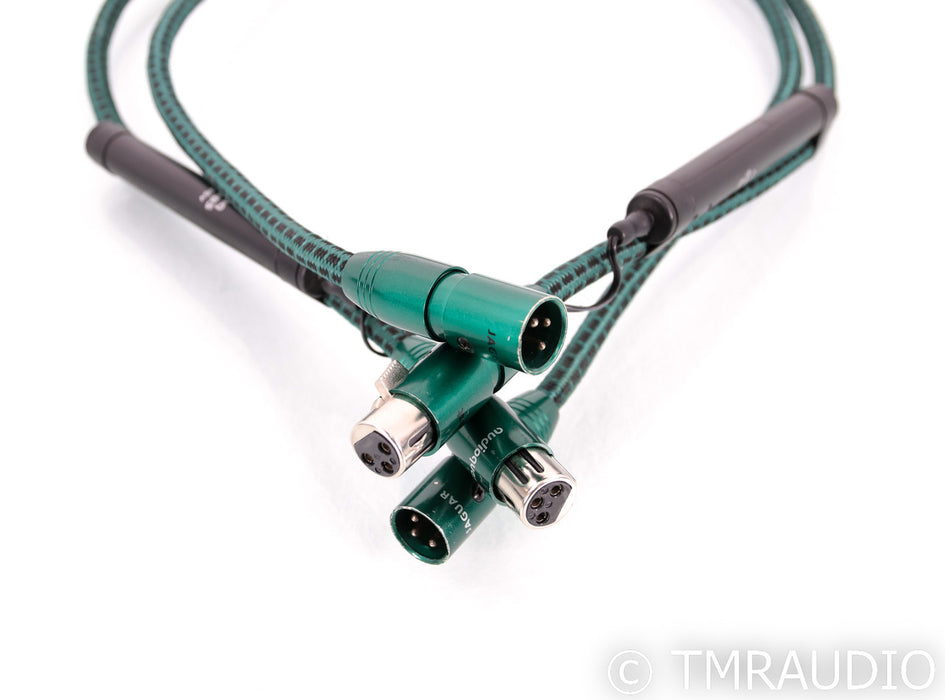 AudioQuest Jaguar XLR Cables; 1m Pair Balanced Interconnects; 36v DBS