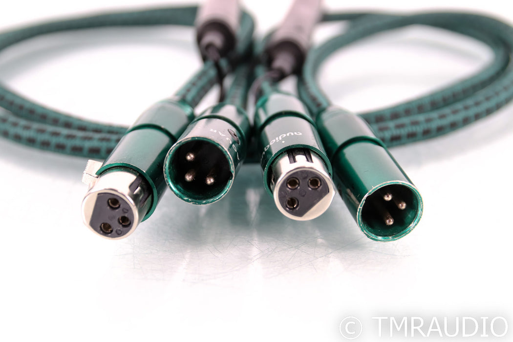 AudioQuest Jaguar XLR Cables; 1m Pair Balanced Interconnects; 36v DBS