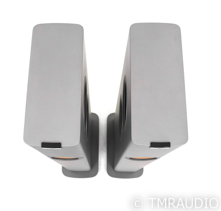 KEF LS60 Wireless Powered Floorstanding Speakers; Titanium Grey Pair; Remote