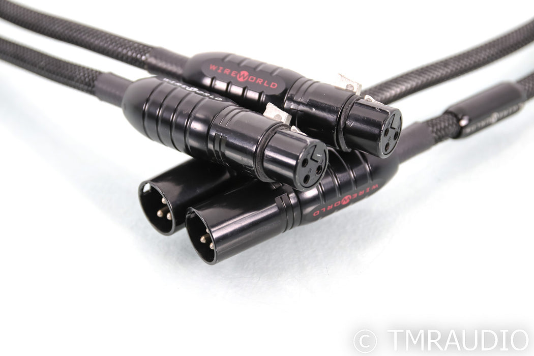 WireWorld Silver Eclipse XLR Cables; Series 7; 1m Pair Balanced Interconnects