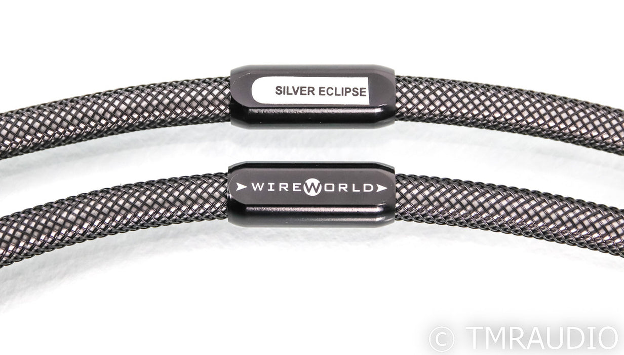 WireWorld Silver Eclipse XLR Cables; Series 7; 1m Pair Balanced Interconnects