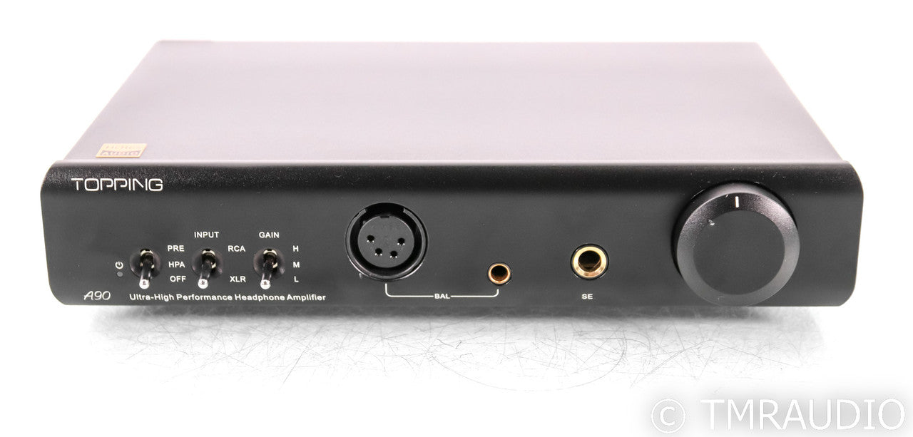 Topping A90 Headphone Amplifier / Preamplifier; A-90; Black