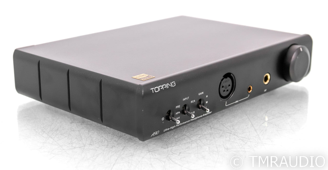 Topping A90 Headphone Amplifier / Preamplifier; A-90; Black