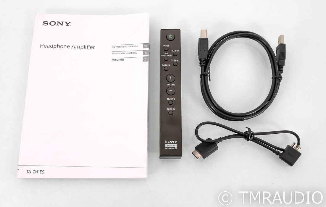 Sony TA-ZH1ES Headphone Amplifier; TAZH1ES; Remote